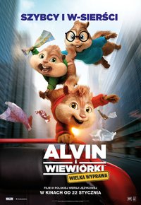Plakat Filmu Alvin i wiewiórki: Wielka wyprawa (2015)